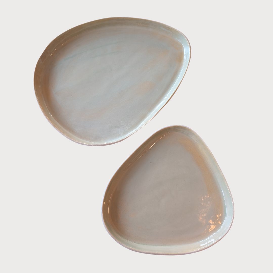 Ensemble d'assiettes ovales -Collection Gazelle