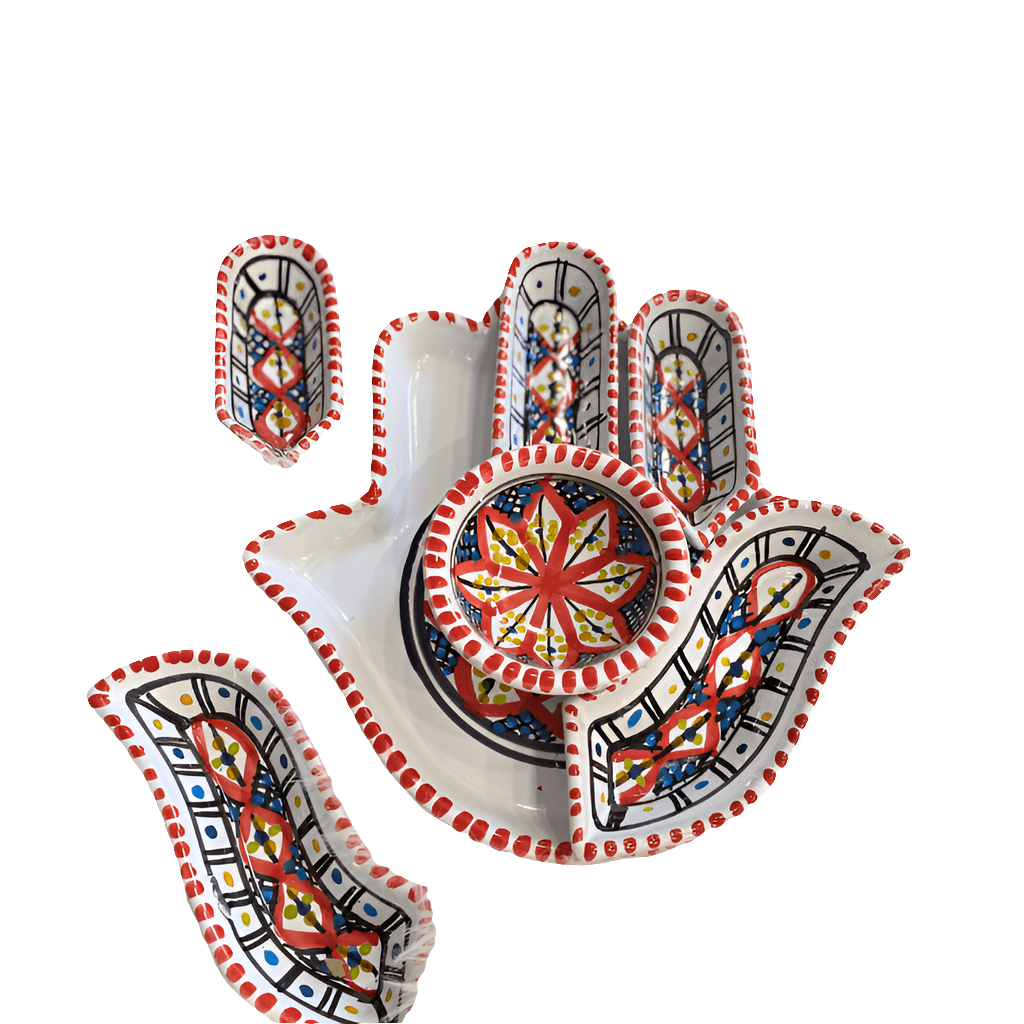 Plat de service apéro Khamsa 7 pièces -Petit Format