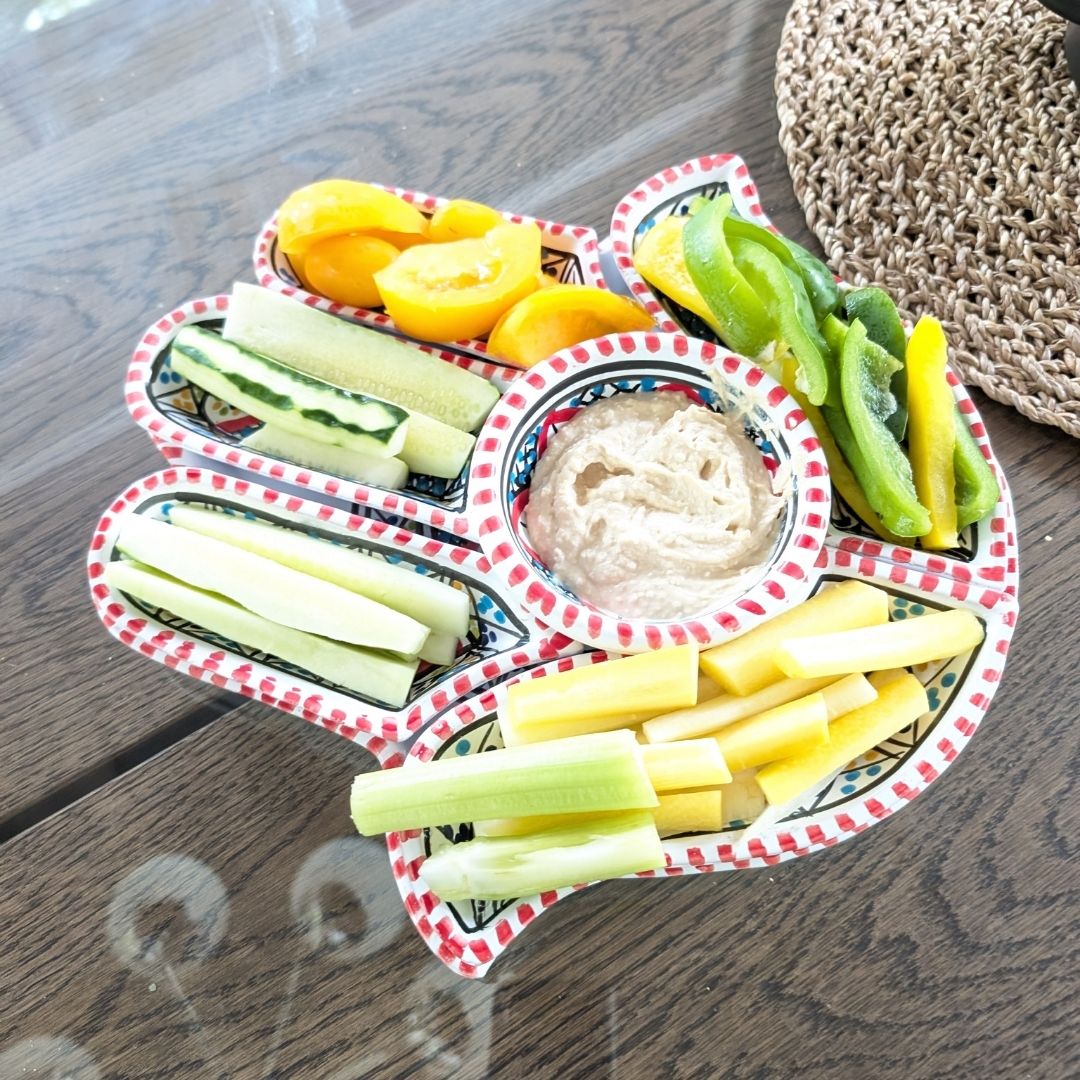 Plat de service apéro Khamsa 7 pièces-Grand format