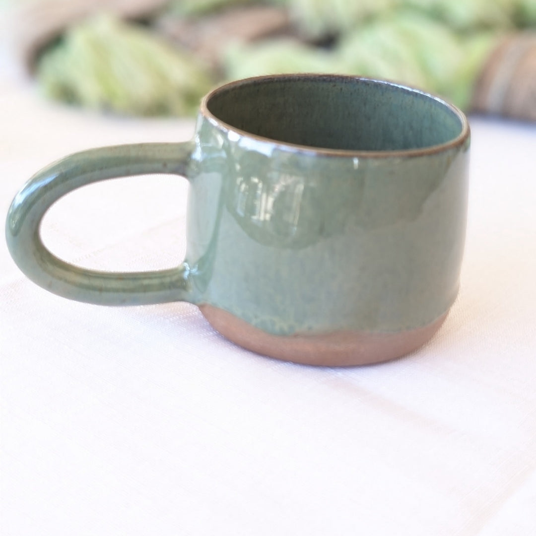 Tasse en céramique – Vert forêt profond- Collection Forêt