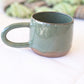 Tasse en céramique – Vert forêt profond- Collection Forêt
