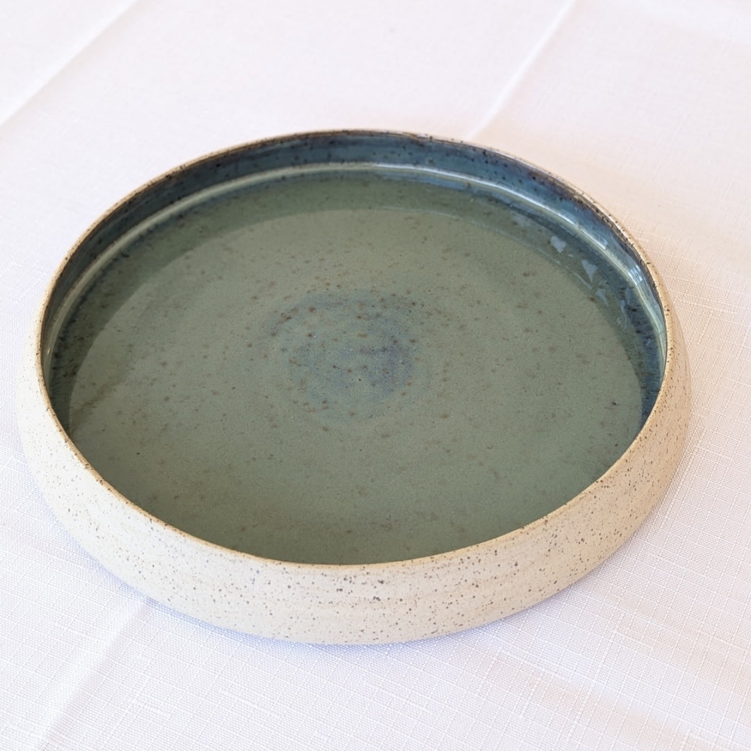 Assiette vert  Collection Forêt