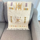 Tapis berbère Mzab beige -pièce unique