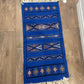 Tapis berbère Mzab bleu-pièce unique
