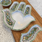 Plat de service apéro Khamsa 7 pièces-Grand format